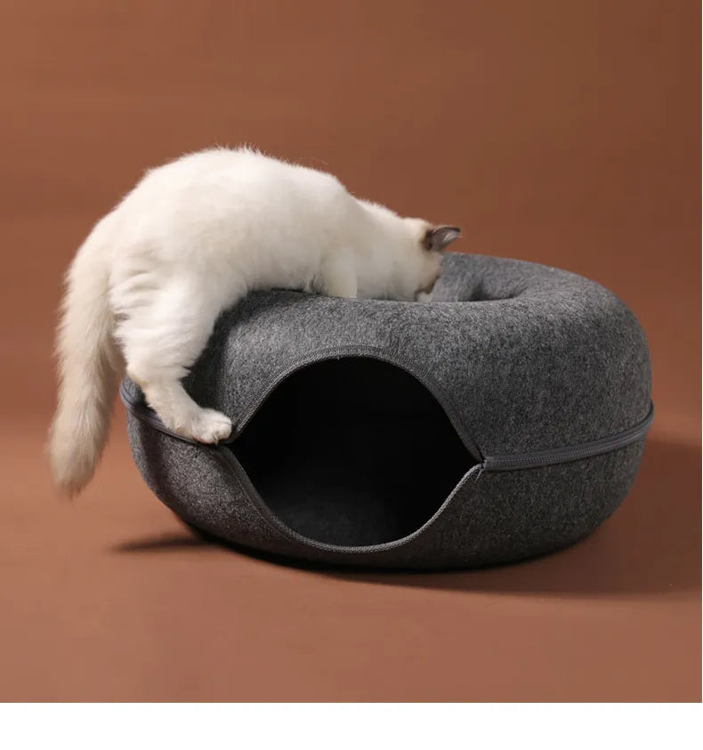 Calming Tunnel — Interactive Play & Rest Tunnel for Cats - Image 1