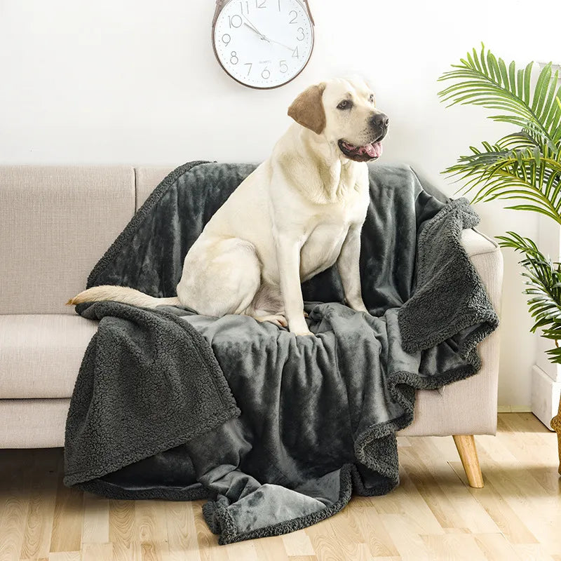 Pee-Proof Warm Blanket — Waterproof Pet Blanket - Image 1