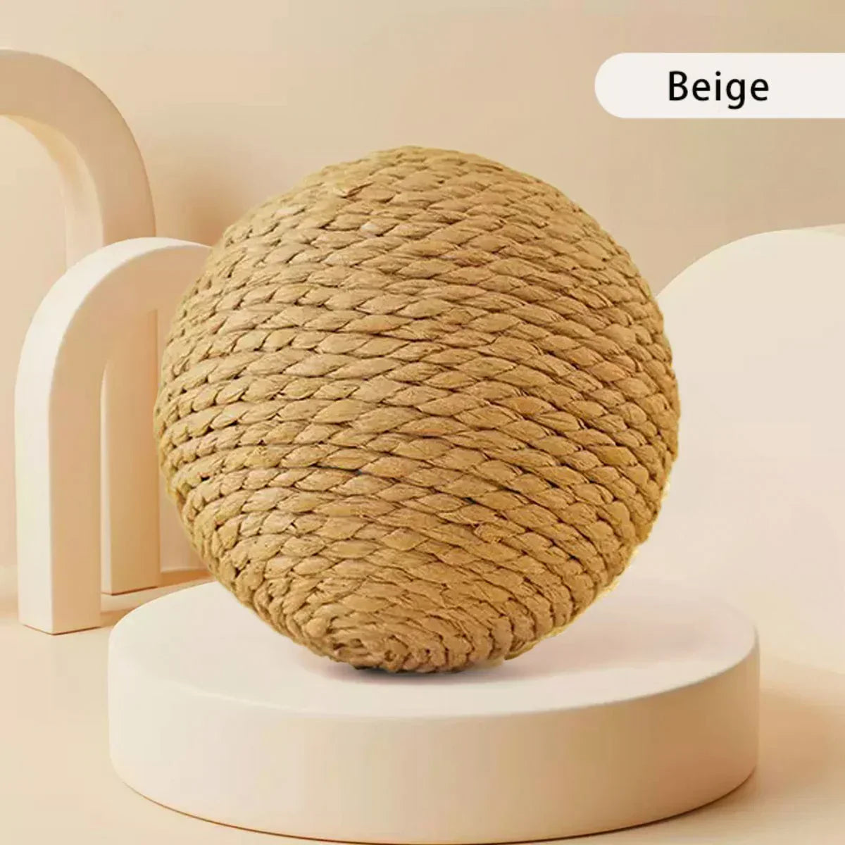 Sisal Scratching Ball — Natural Rope Cat Scratching Toy - Image 5