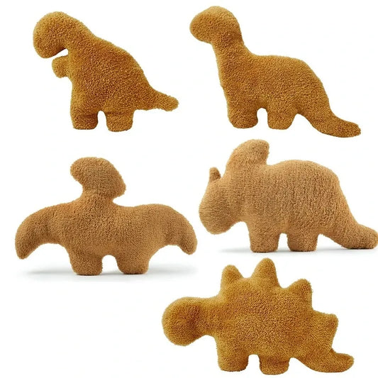 Dino Nugget Plushy — Dinosaur Novelty Comfort Toy - Image 1
