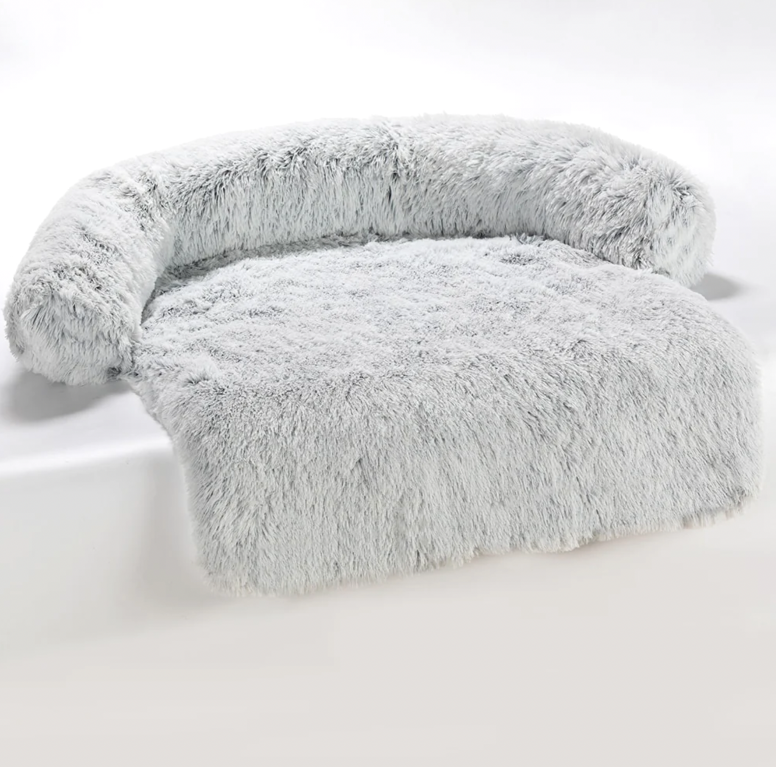 Self-Warming Calm Couch — Luxury Faux Fur Dog Sofa - Image 3