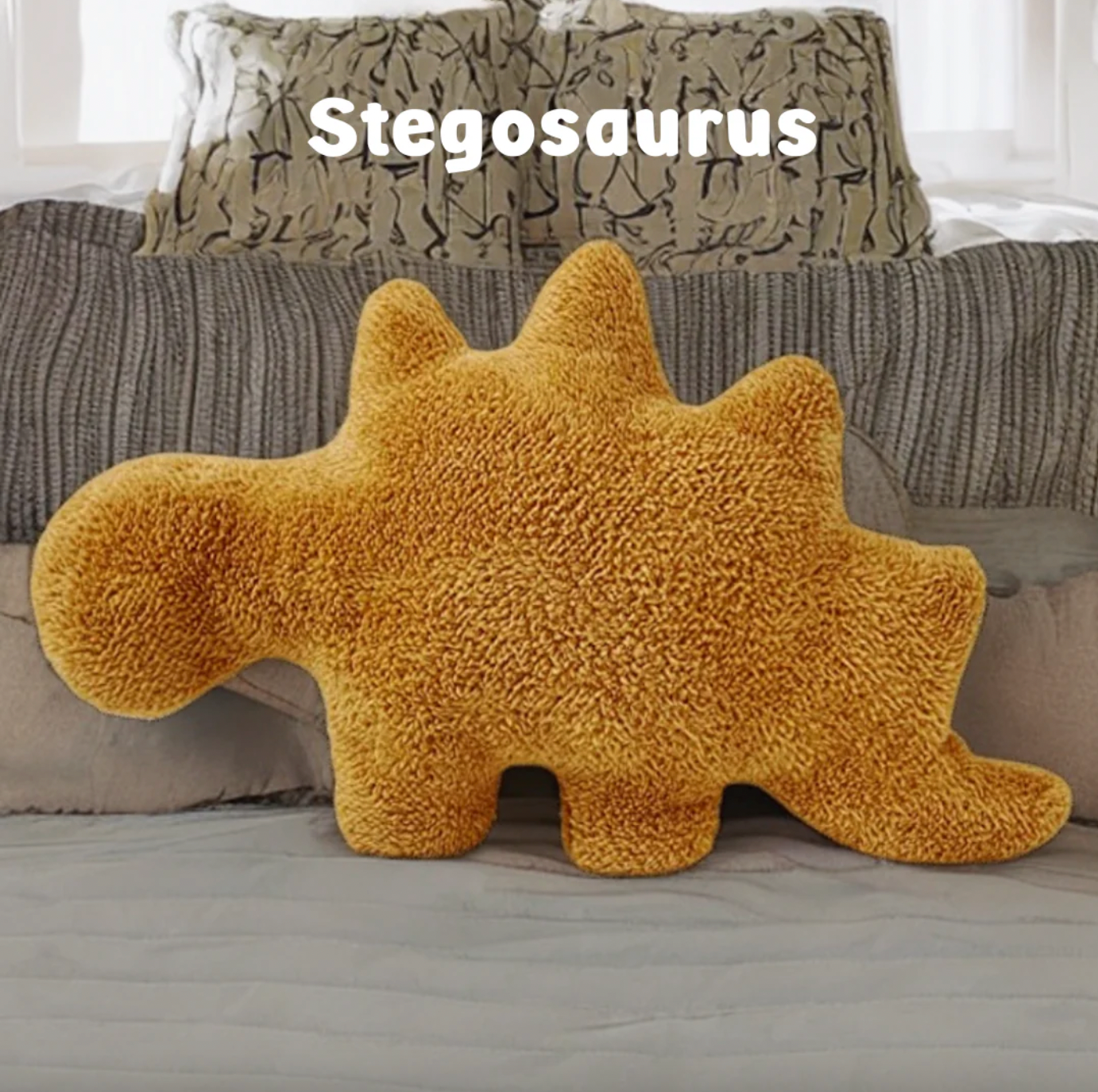 Dino Nugget Plushy — Dinosaur Novelty Comfort Toy - Image 2