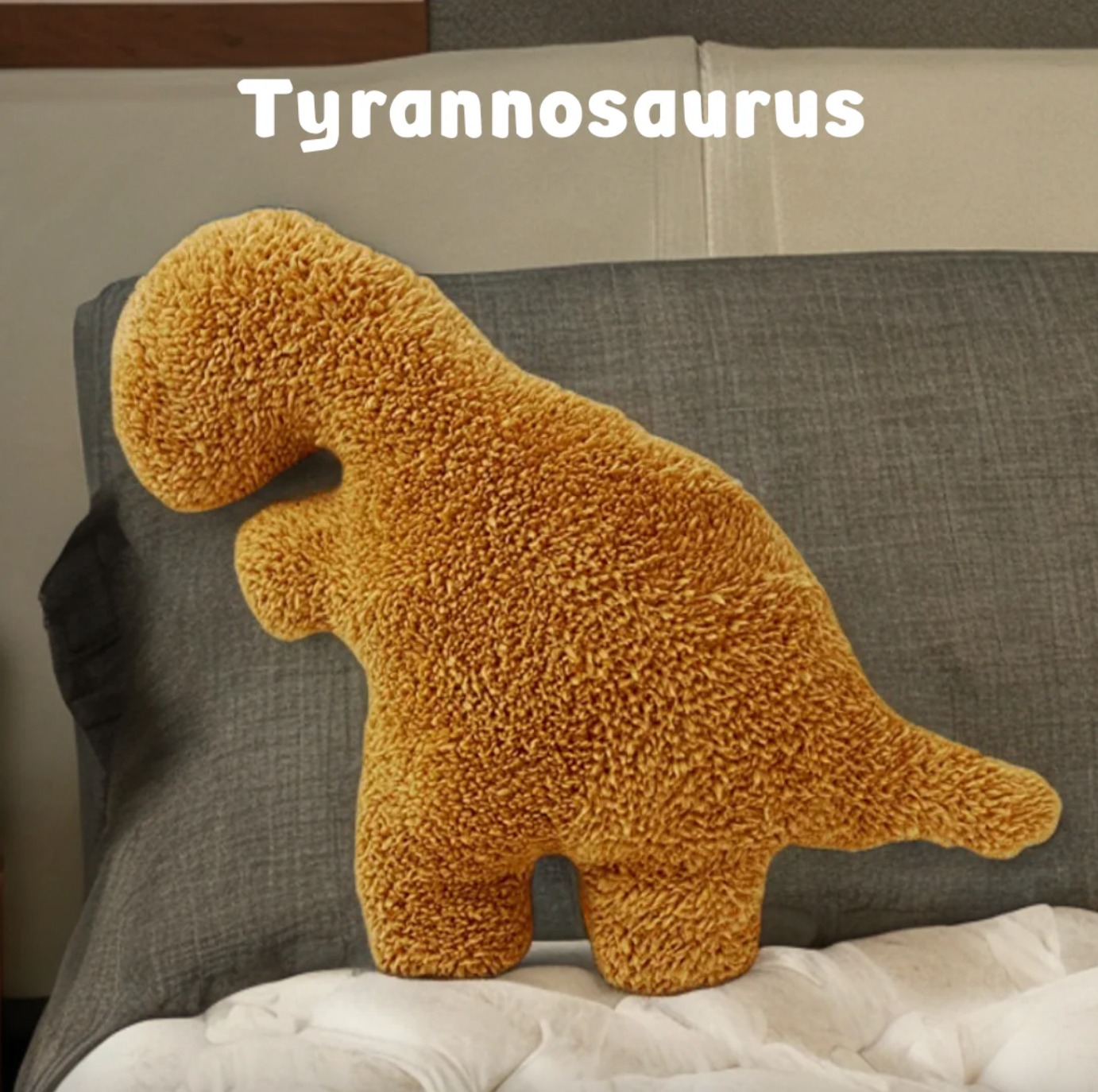 Dino Nugget Plushy — Dinosaur Novelty Comfort Toy - Image 5