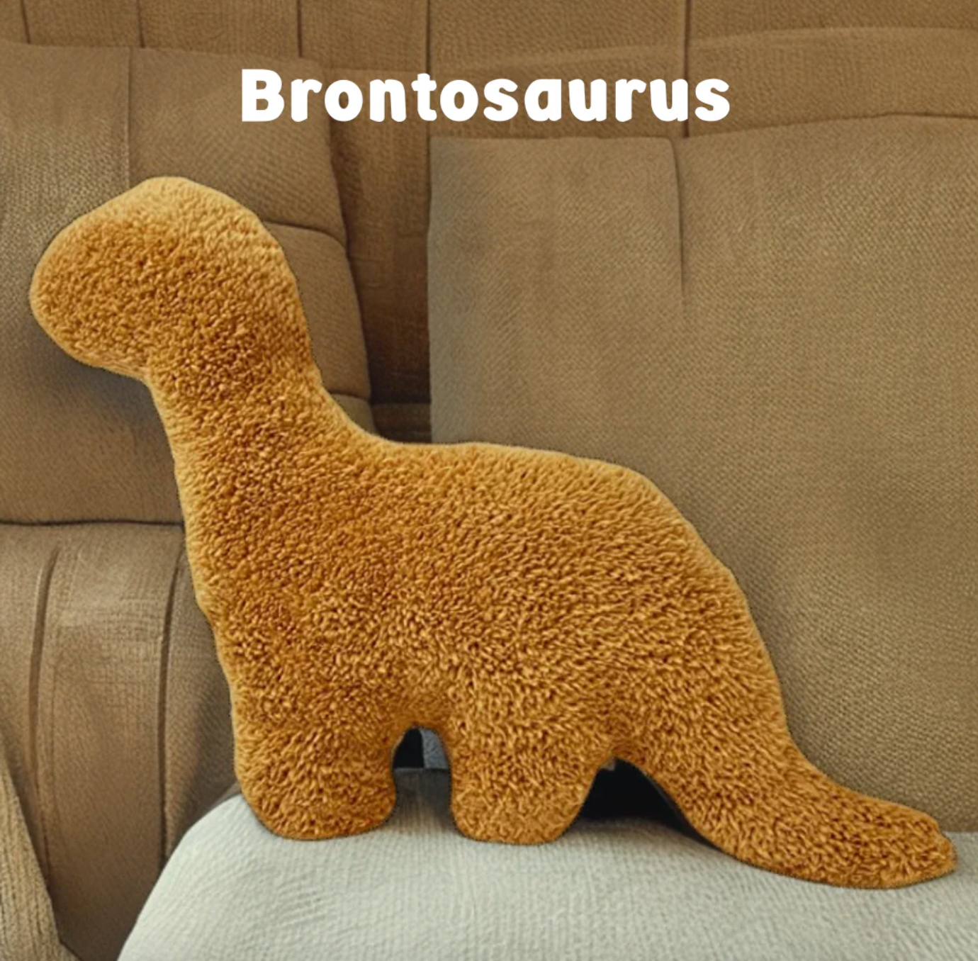 Dino Nugget Plushy — Dinosaur Novelty Comfort Toy - Image 3