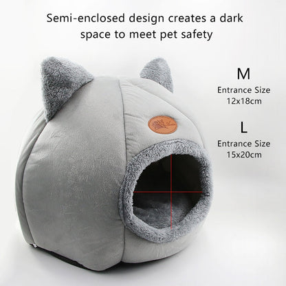 Deep Sleep Comfort Bed — Enclosed Cube Bed for Cats - Image 3
