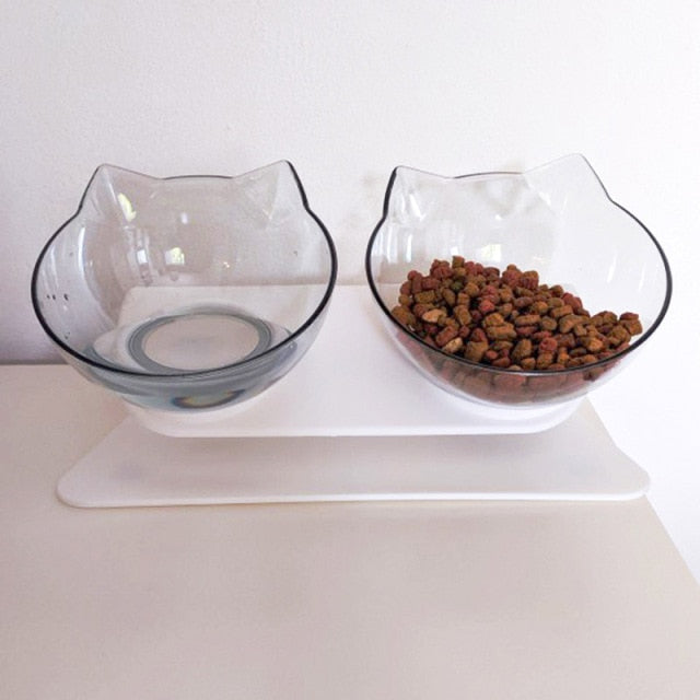 Anti-Vomit Cat Bowl — Elevated Non-Slip Double Feeder - Image 5