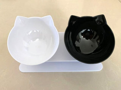 Anti-Vomit Cat Bowl — Elevated Non-Slip Double Feeder - Image 6